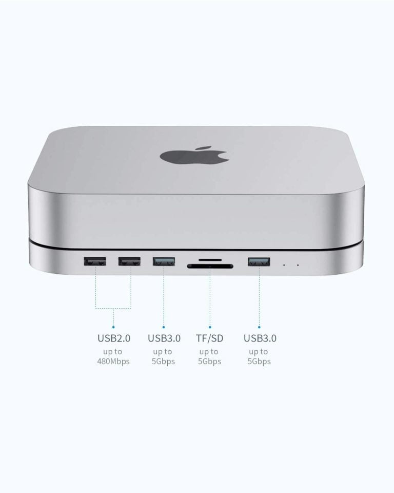 Hagibis USB-C Hub with Hard Drive Enclosure for Mac Mini