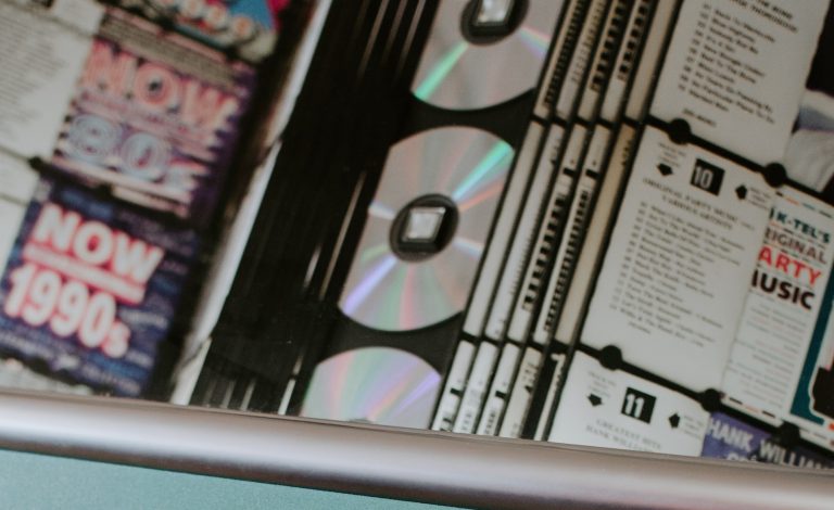 Wall mounted CD player