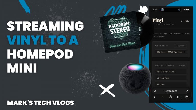 Streaming Vinyl to a HomePod mini